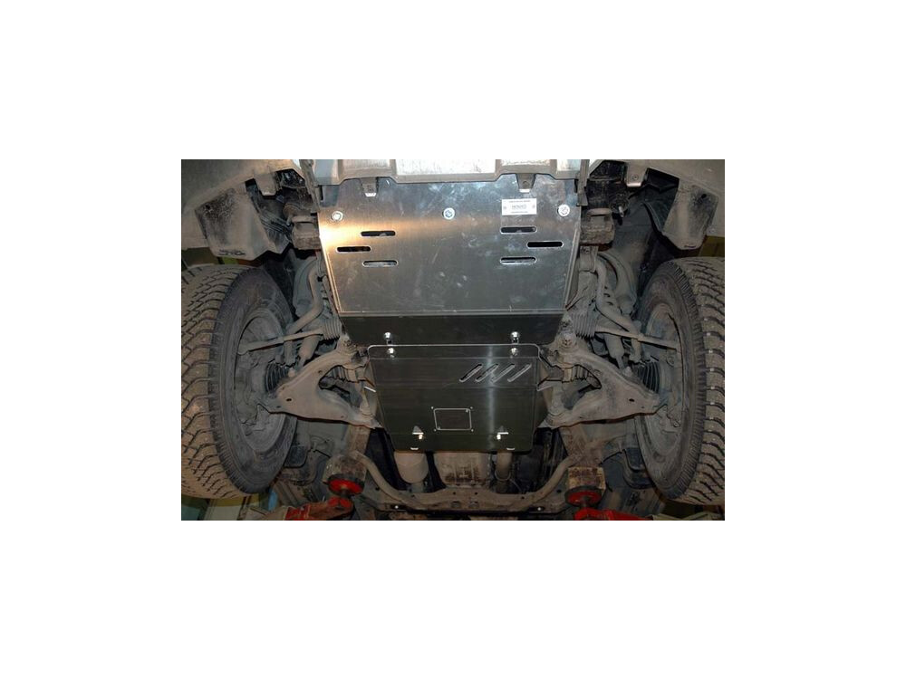 Unterfahrschutz für Toyota Land Cruiser J12, 2,5 mm Stahl gepresst (Motor + Lenkung)