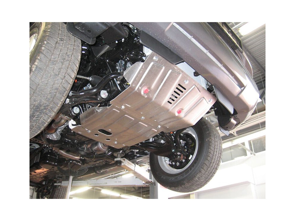 Unterfahrschutz für Toyota Land Cruiser J15, 5 mm Aluminium gepresst (Motor + Lenkung)