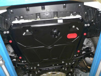 Skid plate for Toyota Prius 2009-, 1,8 mm steel (engine +...