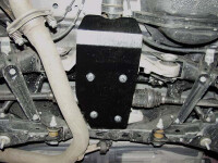 Skid plate for Toyota RAV 4 2005-, 3 mm steel (rear differential)
