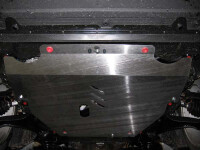 Skid plate for Volvo XC70, 5 mm aluminium (engine + gear...