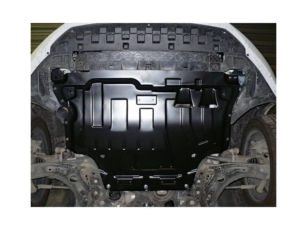 Unterfahrschutz für VW Golf VII, 1,8 mm Stahl gepresst (Motor + Getriebe)