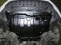 Skid plate for VW Golf VII, 1,8 mm steel (engine + gear box)