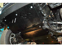 Unterfahrschutz für Mitsubishi L200 2006-, 4 mm Stahl gepresst (Kühler + Motor)