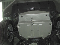 Skid plate for Honda CR-V 2012-, 4 mm aluminium (engine +...