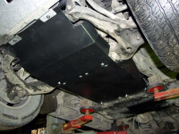 Skid plate for Hyundai Galloper, 2 mm steel (engine + gear box)