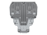 Skid plate for Mercedes GLA 2014-, 3 mm aluminium (engine + gear box)