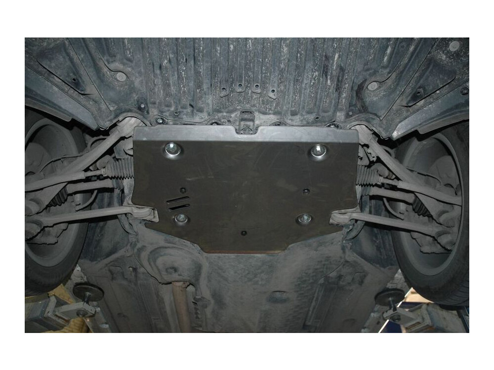 Unterfahrschutz für Mercedes GLK 2012-, 5 mm Aluminium (Motor + Getriebe)