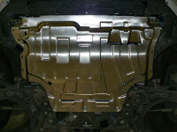 Unterfahrschutz für VW Golf VII, 3 mm Aluminium gepresst (Motor + Getriebe)