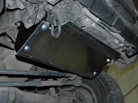 Unterfahrschutz für Toyota Land Cruiser J7 2012-, 5 mm Aluminium (Lenkung)