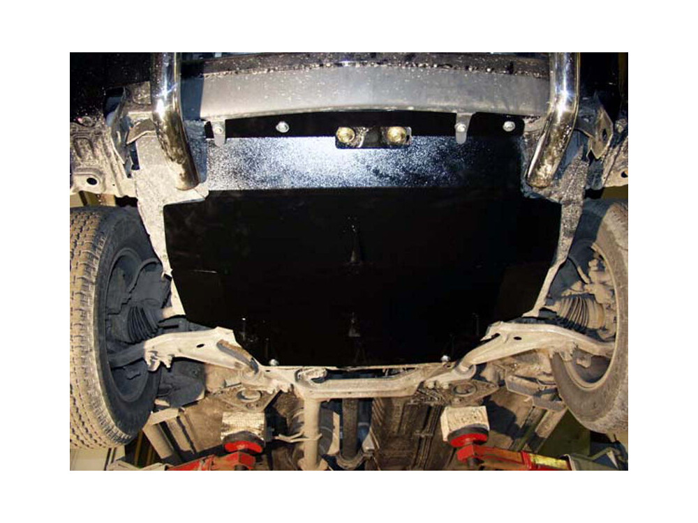 Skid plate for Nissan X-Trail 2001-, 2 mm steel (engine + gear box)