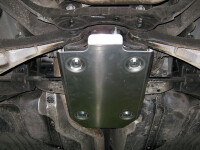 Skid plate for Volvo XC70, 5 mm aluminium (rear differential)