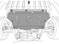 Skid plate for Ford Transit Connect / Tourneo Connect...