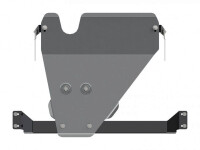 Skid plate for Toyota Land Cruiser J7 2012-, 5 mm aluminium (gear box + transfer case)