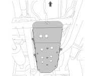 Unterfahrschutz für VW Amarok, 2,5 mm Stahl (Tank)
