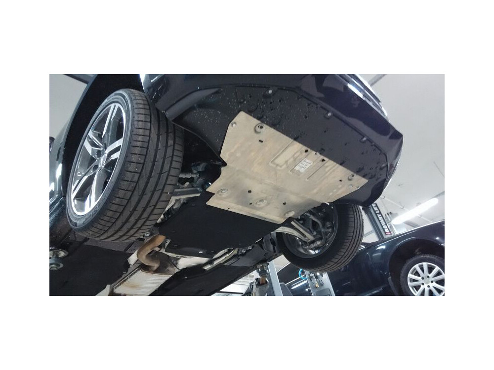 Unterfahrschutz für Audi A4 2015-, 4 mm Aluminium gepresst (Motor)