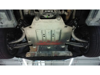 Unterfahrschutz für Audi A4 2015-, 4 mm Aluminium gepresst (Getriebe)