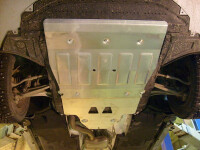 Skid plate for Audi A6 / A6 Allroad 2014-, 4 mm aluminium (engine + gear box)