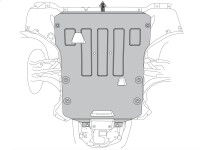 Unterfahrschutz für Audi A8 2014-, 4 mm Aluminium...