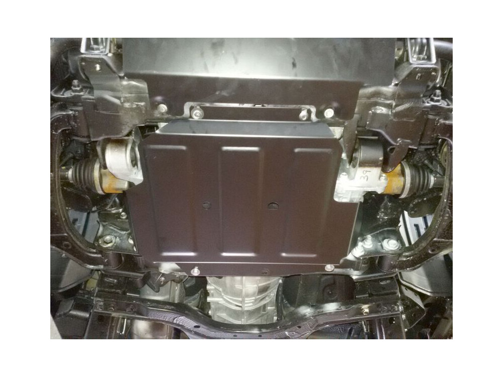 Unterfahrschutz für Nissan Navara 2016-, 4 mm Aluminium gepresst (Motor)