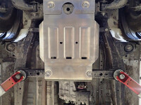 Unterfahrschutz für Toyota Hilux 2016-, 4 mm Aluminium gepresst (Getriebe)