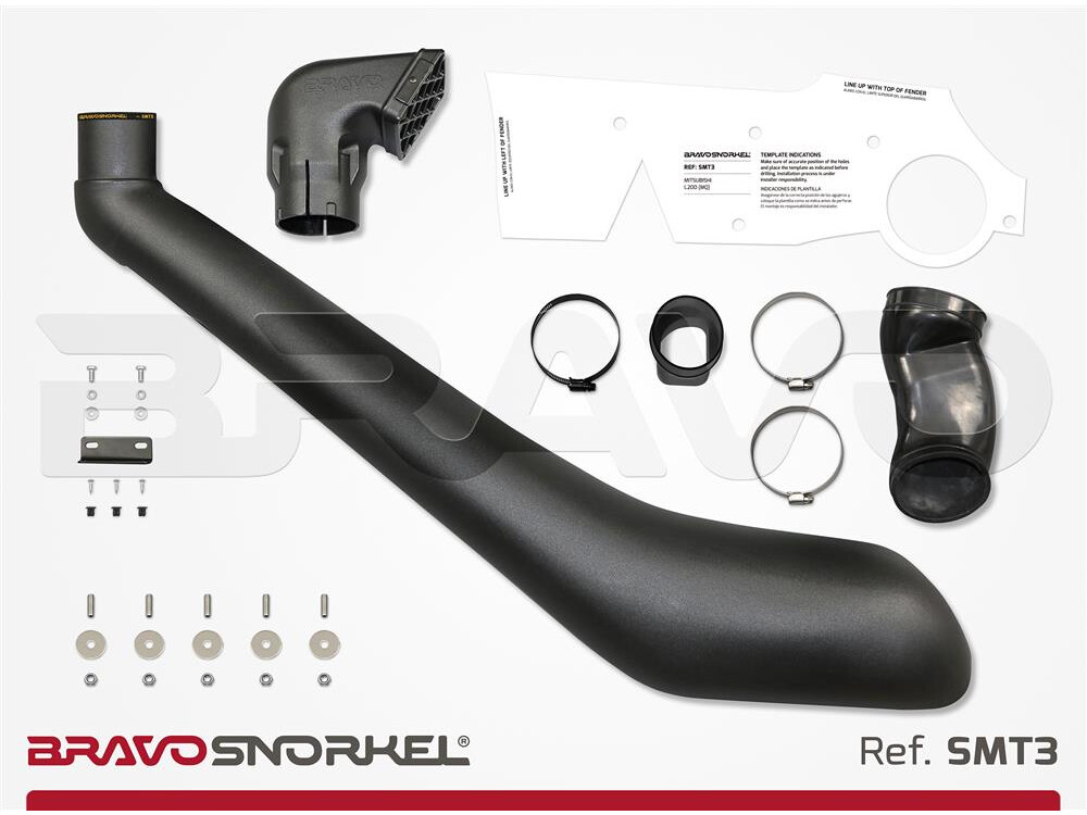 Bravo Snorkel for Mitsubishi L200 MQ + Fiat Fullback (2015-)