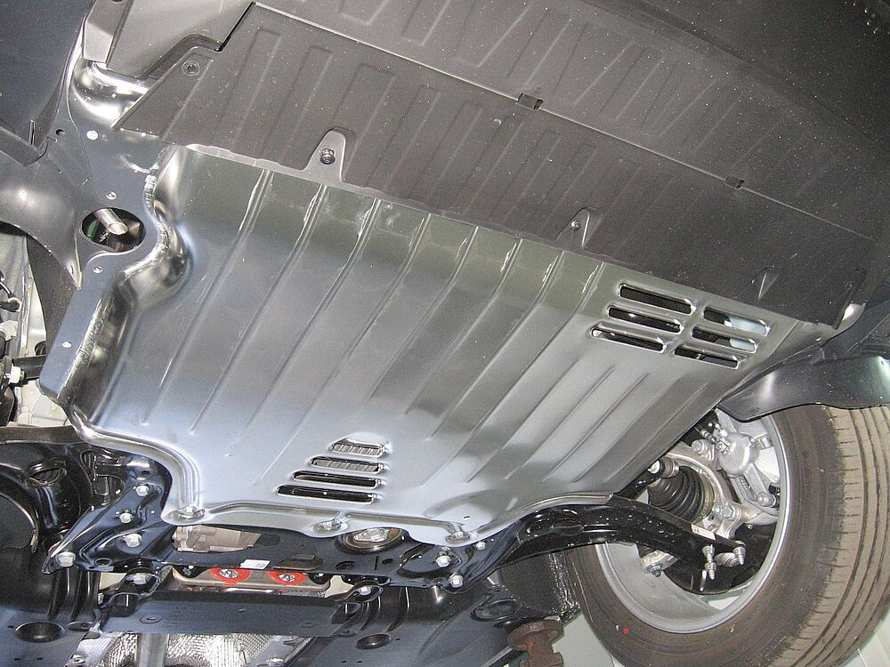 Unterfahrschutz für VW Tiguan 2016-, 3 mm Aluminium gepresst (Motor + Getriebe)