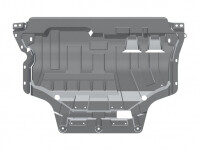 Unterfahrschutz für VW Touran 2015-, 3 mm Aluminium...