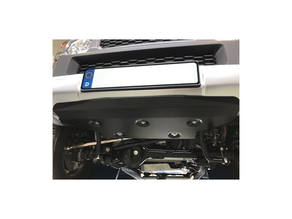 Skid plate for Suzuki Jimny 2018-, 2 mm steel (radiator + steering)