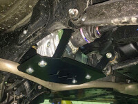 Skid plate for Subaru XV 2018-, 2 mm steel (rear...