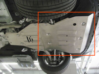 Unterfahrschutz für Audi Q8, 4 mm Aluminium gepresst...