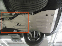 Unterfahrschutz für Audi Q8, 4 mm Aluminium gepresst...