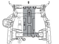 Unterfahrschutz für Ford Ranger 2012-, 6 mm...