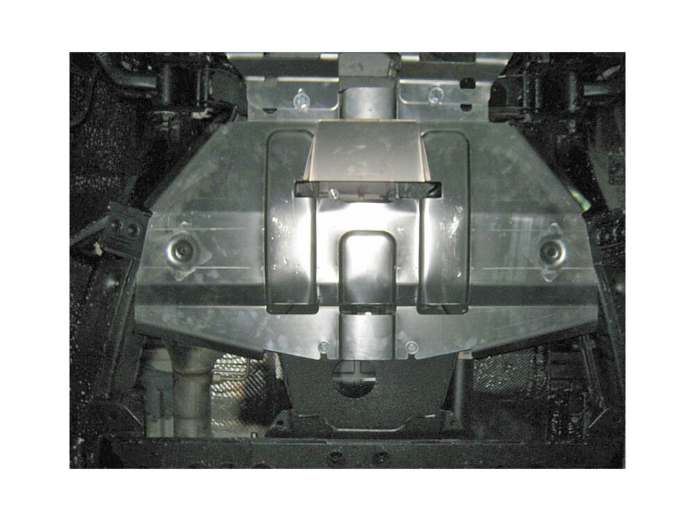 Unterfahrschutz für Nissan Navara 2018-, 6 mm Aluminium gepresst (Getriebe)
