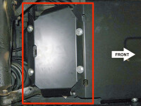 Unterfahrschutz für Mercedes X, 2,5 mm Stahl (AdBlue...