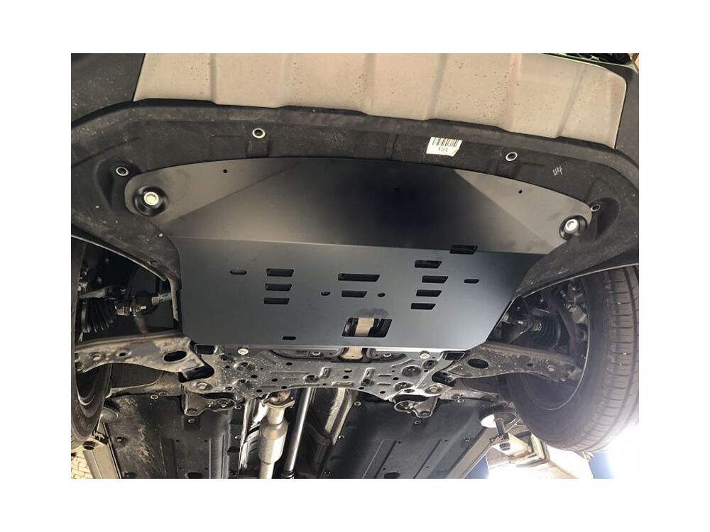 Skid plate for Hyundai Santa FE 2018-, 2,5 mm steel (engine + gear box)