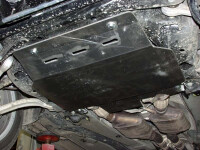 Skid plate for Audi Allroad, 5 mm aluminium (automatic gear box)