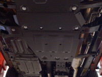 Skid plate for Jeep Wrangler JL, 4 mm aluminium  (gear box + transfer case)