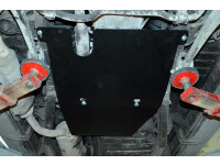 Skid plate for Toyota Land Cruiser J8, 2,5 mm steel (gear box + transfer case)