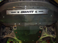 Skid plate for Audi Q7 2006-, 5 mm aluminium (engine)