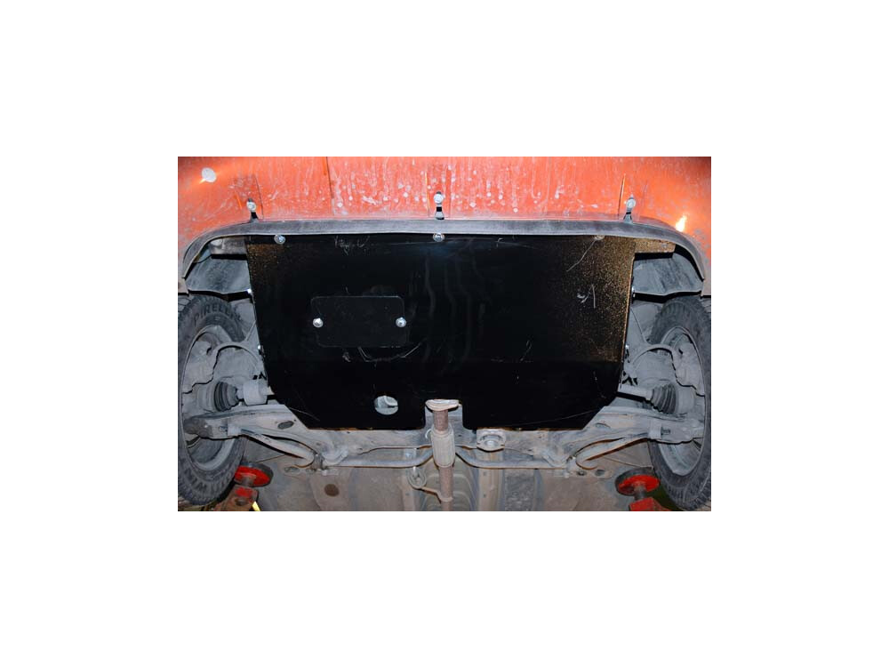 Skid plate for Fiat Doblo, 2 mm steel (engine + gear box)
