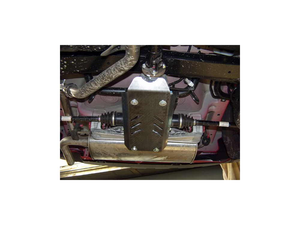 Skid plate for Fiat Sedici, 2,5 mm steel (rear differential)