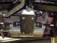 Unterfahrschutz für Fiat Sedici, 2,5 mm Stahl (Differential Hinterachse)