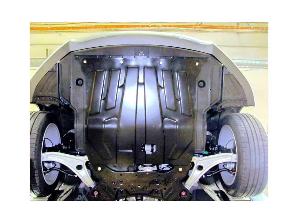Unterfahrschutz für Hyundai i40, 1,8 mm Stahl gepresst (Motor + Getriebe)