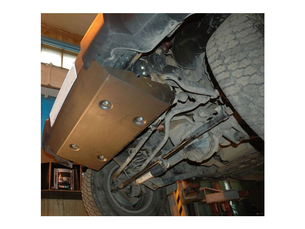 Skid plate for Jeep Wrangler JK, 4 mm aluminium (steering)