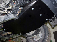 Skid plate for Mazda B2500, 2,5 mm steel (engine)