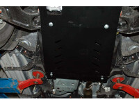 Skid plate for Mazda BT-50, 5 mm aluminium (gear box)