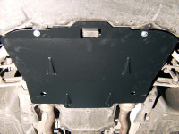 Skid plate for Mercedes E 2002-, 2 mm steel (engine)