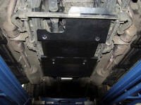 Skid plate for Mercedes G, 2,5 mm steel (gear box +...
