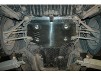 Skid plate for Mercedes GLK 2008-, 5 mm aluminium (engine...